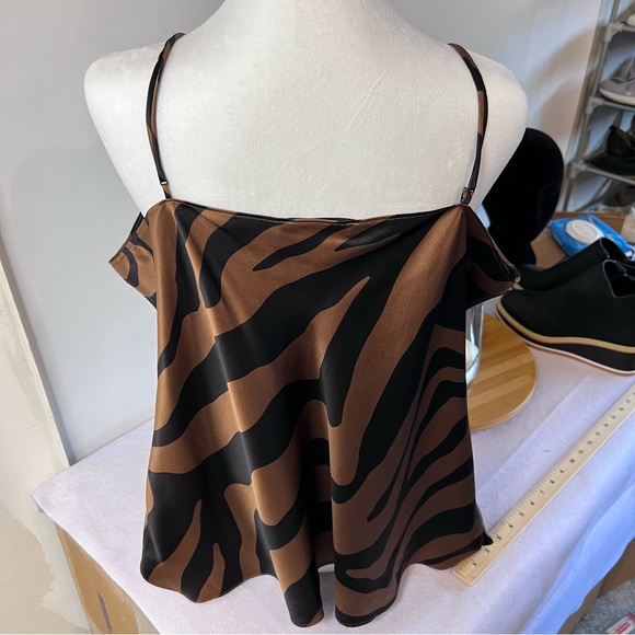 Banana Republic 100% silk XL Animal Print Camisole Sold Out - Picture 8 of 15